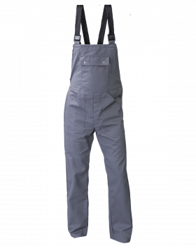 Nohavice s náprsenkou 6015 (popolavý)