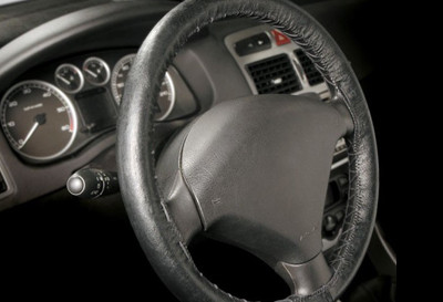 Kožený poťah na volant  Car Classic, vonk. pr. 36-38 cm