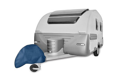 Ochranná plachta na spojovací kĺb obytného alebo prepravného prívesu