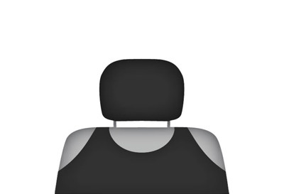 Autotričká COTTON na opierky hlavy - 2 ks.