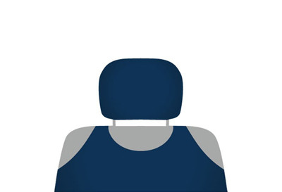 Autotričká COTTON na opierky hlavy - 2 ks.