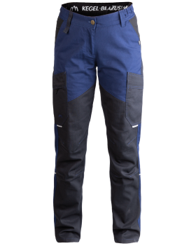 Dámske pracovné nohavice 5504/V-WORK (Tmavomodré/čierne)