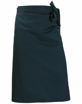 Pásová zástera "75" s vreckom (čierny)