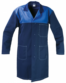 Pracovný plášť PROFI (tmavomodry/modrý)