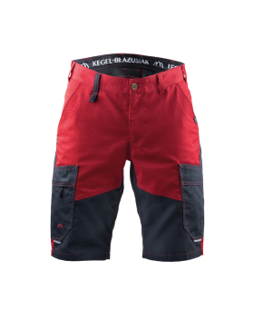 Šortky 5506/V-WORK (bordó/čierny)