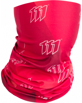 Pružná multifunkčná šatka s logom (červeny)